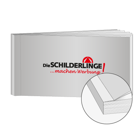 Broschüren Klebebindung DIN lang