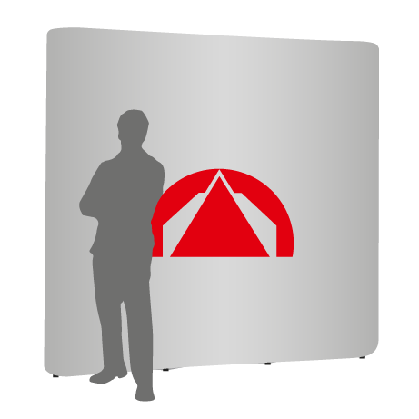 Pop-Up Faltwand | 3 x 3 Felder gerade | einseitig bedruckt