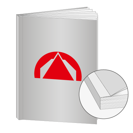 Broschüren Klebebindung DIN A7