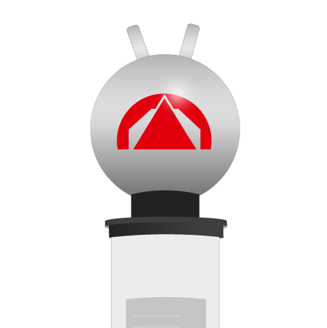 Aufblasbarer Hüpfball als Sonderproduktion