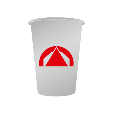 Pappbecher BIO | 400 ml einwandig | rundum bedruckt