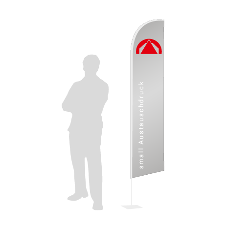 Beachflag Wind Austauschdruck | Small (260 cm) | einseitig bedruckt