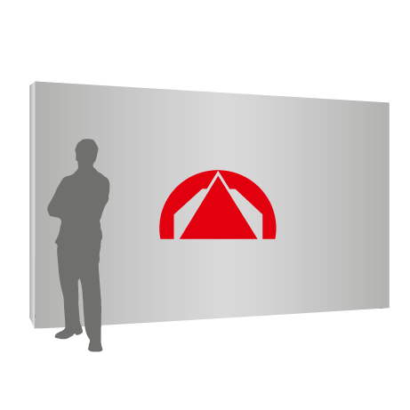 Textilfaltwand | 5 x 3 Felder gerade | einseitig bedruckt