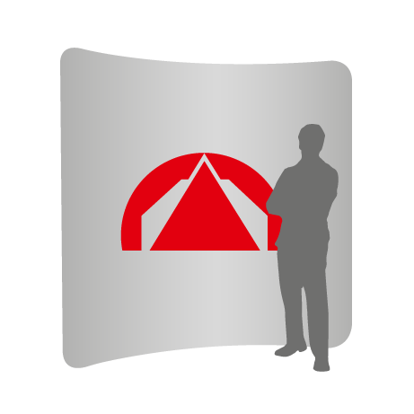 Textilwand ALU