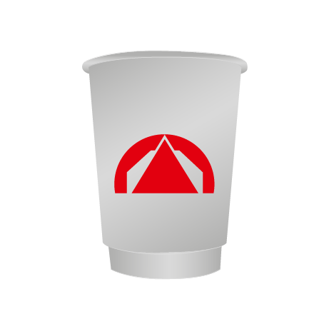 Pappbecher BIO | 400 ml doppelwandig | rundum bedruckt