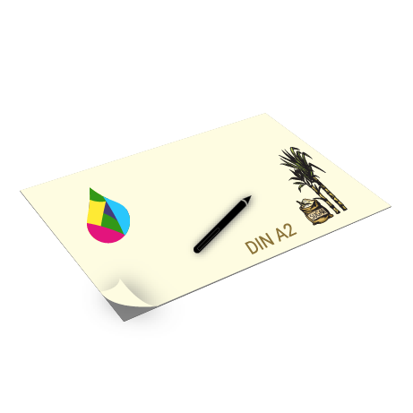 Drucksachen aus Zuckerrohrpapier