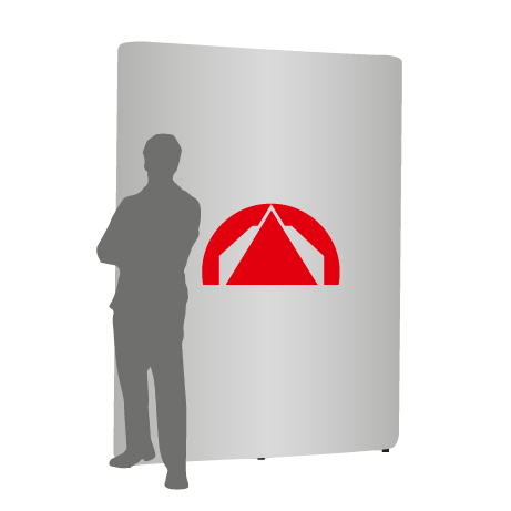 Pop-Up Faltwand | 2 x 3 Felder gerade | einseitig bedruckt